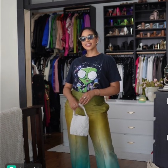 ZARA TIE DYE PRINT PANTS - Picture 13 of 16